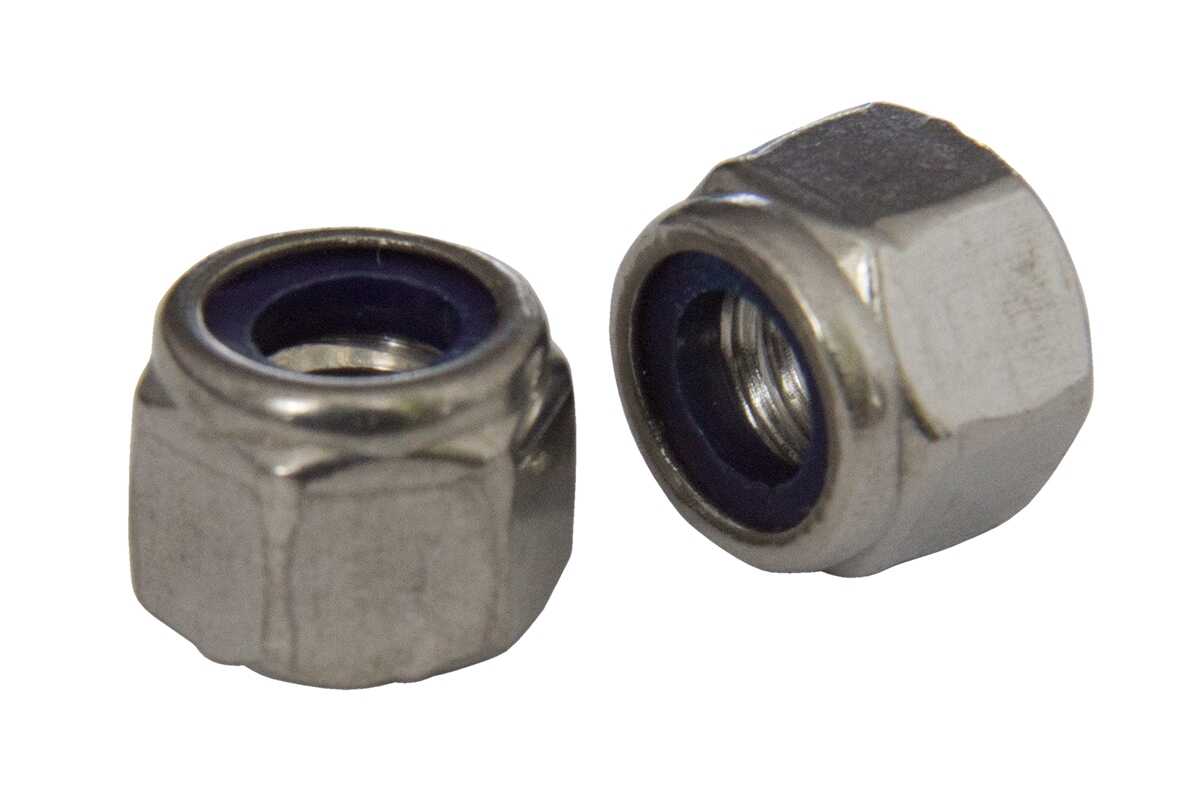 Гайка самостопорна М14, висока, полімер кільце, А4